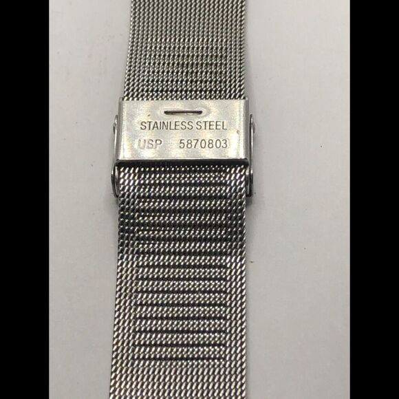 Skagen Watch Parts Band 20mm Clasp Case 34mm No Crystal Silver Links  PY252 - Picture 7 of 8